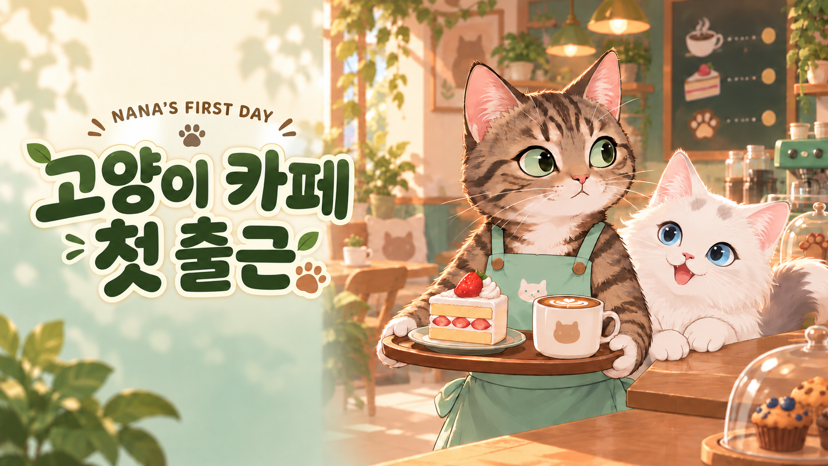 고양이 카페 첫 출근! 게임 썸네일